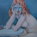 nude by seymour reit  24 x 20