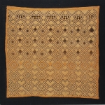 vintage kuba textile framed
