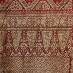 19c sulawesi songket gold silk textile