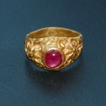 24k ruby ring