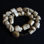 antique tribal shell necklace